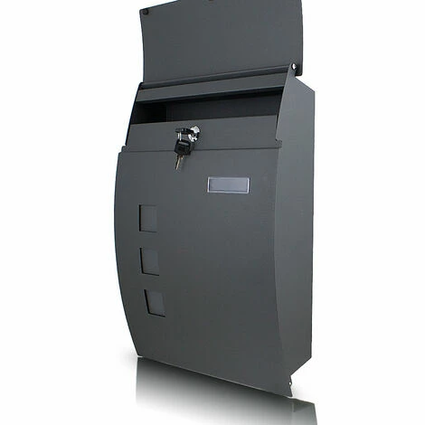 BITUXX Wandbriefkasten Post Briefkasten Grau Postbriefkasten Postkasten Hausbriefkasten BITUXX Wandbriefkasten Post Briefkasten Grau Postbriefkasten Postkasten Hausbriefkasten -BITUXX Geschäft 10496195 2