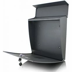 BITUXX Briefkasten Postkasten Mailbox Letterbox Wandbriefkasten Posteinwurf Dunkelgrau -BITUXX Geschäft 10496196 3