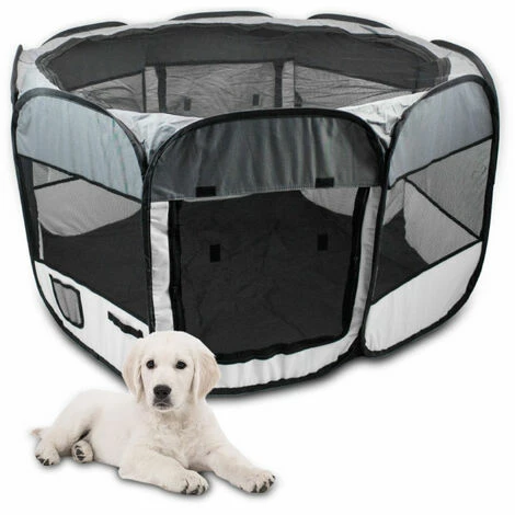 BITUXX Welpenlaufstall Pink Tierlaufstall Laufstall Tierauslauf Faltbar Gehege Hunde Katze 2 BITUXX Welpenlaufstall Pink Tierlaufstall Laufstall Tierauslauf Faltbar Gehege Hunde Katze – Bild 2