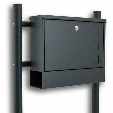 BITUXX Standbriefkasten Briefkasten Mailbox Briefkastenanlage Zeitungsfach Dunkelgrau BITUXX Standbriefkasten Briefkasten Mailbox Briefkastenanlage Zeitungsfach Dunkelgrau -BITUXX Geschäft 10496278 1