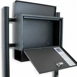 BITUXX Standbriefkasten Briefkasten Mailbox Briefkastenanlage Zeitungsfach Dunkelgrau 2 BITUXX Standbriefkasten Briefkasten Mailbox Briefkastenanlage Zeitungsfach Dunkelgrau -BITUXX Geschäft 10496278 3