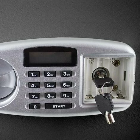 BITUXX Tresor Wandtresor Möbeltresor Safe Aktentresor Geldschrank Maße(B/H/T): 350 mm x 520 mm x 360 mm - Türstärke: 4 mm schwarz BITUXX Tresor Wandtresor Möbeltresor Safe Aktentresor Geldschrank Maße(B/H/T): 350 Mm X 520 Mm X 360 Mm - Türstärke: 4 Mm Schwarz -BITUXX Geschäft 10591349 5