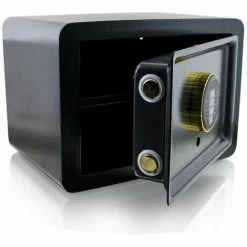 BITUXX DesignSafe Tresor Wandsafe Wandtresor Schranktresor Elektronisch Maße(B/H/T): 355mm X 255mm X 250mm Türstärke: 3 Mm Schwarz