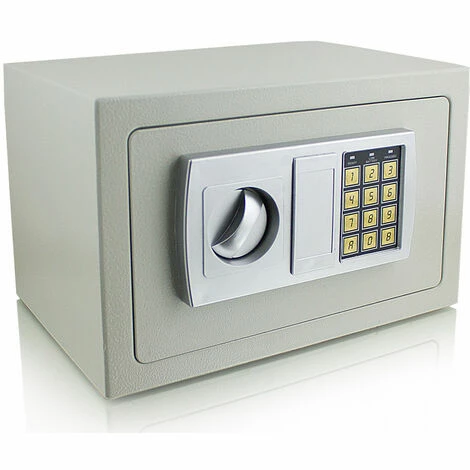 BITUXX Elektronischer Möbeltresor Minitresor Wandtresor Minisafe Wandsafe Maße(B/H/T): 310 mm x 200 mm x 220 mm - Türstärke: 3 mm lichtgrau BITUXX Elektronischer Möbeltresor Minitresor Wandtresor Minisafe Wandsafe Maße(B/H/T): 310 Mm X 200 Mm X 220 Mm - Türstärke: 3 Mm Lichtgrau -BITUXX Geschäft 10591389 3