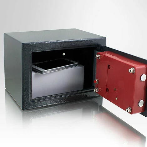 BITUXX Mini Tresor Zahlenschloss elektronisch Minisafe Wandtresor Wandsafe Grau Tresor Maße(B/H/T): 230mm x 170mm x 170mm Türstärke: 3 mm BITUXX Mini Tresor Zahlenschloss Elektronisch Minisafe Wandtresor Wandsafe Grau Tresor Maße(B/H/T): 230mm X 170mm X 170mm Türstärke: 3 Mm -BITUXX Geschäft 10591403 3