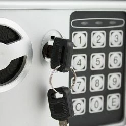 BITUXX Mini Tresor Zahlenschloss Elektronisch Minisafe Wandtresor Wandsafe Grau Tresor Maße(B/H/T): 230mm X 170mm X 170mm Türstärke: 3 Mm 3 BITUXX Mini Tresor Zahlenschloss Elektronisch Minisafe Wandtresor Wandsafe Grau Tresor Maße(B/H/T): 230mm X 170mm X 170mm Türstärke: 3 Mm -BITUXX Geschäft 10591403 4