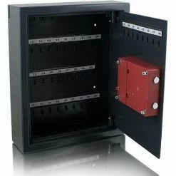 BITUXX Safe Tresor Elektronisch Schlüsselsafe Schlüsselkasten Schlüsselboard Grau