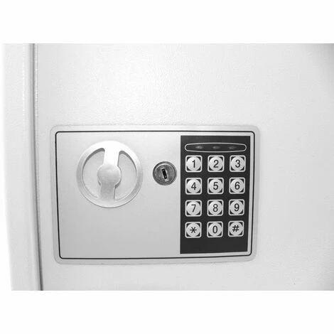 BITUXX Safe Tresor Elektronisch Schlüsselsafe Schlüsselkasten Schlüsselboard Lichtgrau – Bild 4