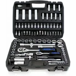 BITUXX Werkzeugkoffer 94tlg. Knarrenkasten Ratschenkasten Nusskasten Bitsatz 2 BITUXX Werkzeugkoffer 94tlg. Knarrenkasten Ratschenkasten Nusskasten Bitsatz -BITUXX Geschäft 10591462 3