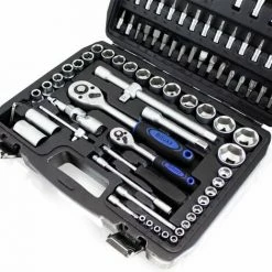 BITUXX Werkzeugkoffer 94tlg. Knarrenkasten Ratschenkasten Nusskasten Bitsatz 3 BITUXX Werkzeugkoffer 94tlg. Knarrenkasten Ratschenkasten Nusskasten Bitsatz -BITUXX Geschäft 10591462 4