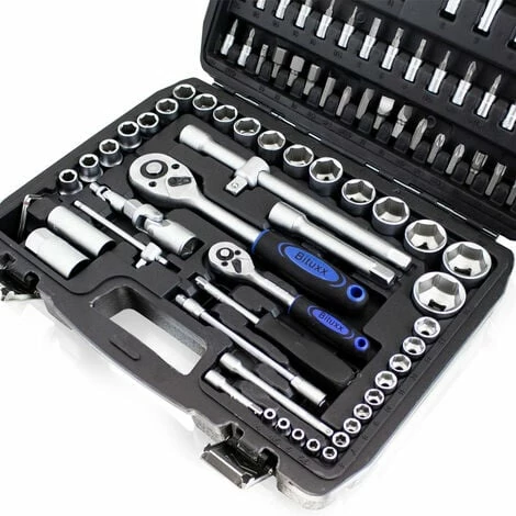 BITUXX Werkzeugkoffer 94tlg. Knarrenkasten Ratschenkasten Nusskasten Bitsatz BITUXX Werkzeugkoffer 94tlg. Knarrenkasten Ratschenkasten Nusskasten Bitsatz -BITUXX Geschäft 10591462 4