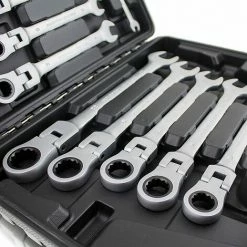 BITUXX 12 Tlg Flexible Ratschenschlüssel Ringschlüssel Knarren Ratschen SET -BITUXX Geschäft 10591476 3