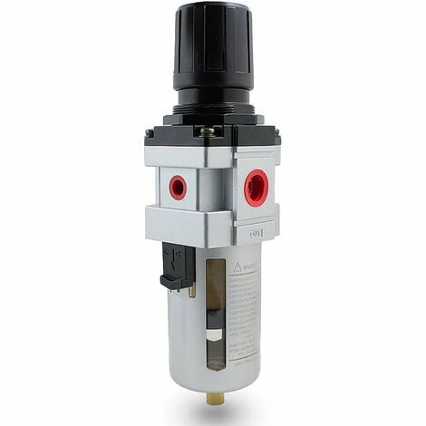 BITUXX Druckluft Wartungseinheit 1/2" Druckminderer Wasserabscheider Öler Filter – Bild 2