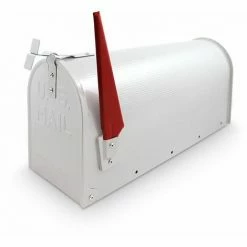 BITUXX US Mailbox Amerikanischer Briefkasten Standbriefkasten Wandbriefkasten Weiß