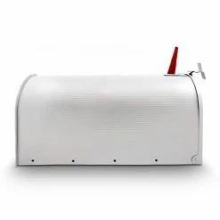 BITUXX US Mailbox Amerikanischer Briefkasten Standbriefkasten Wandbriefkasten Weiß -BITUXX Geschäft 10591681 5