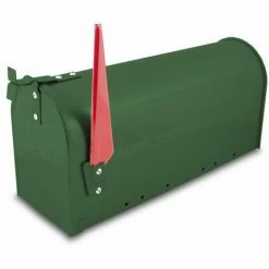BITUXX US Mailbox Amerikanischer Briefkasten Standbriefkasten Wandbriefkasten Grün