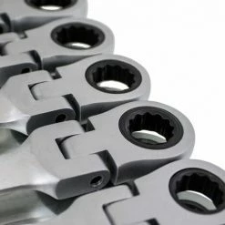 BITUXX 12 Teiliges Ratschenschlüssel Ratschen Ringschlüssel Knarren Ratschen 72 Zähne / 5 Grad Rückstellwinkel / Größen 6mm Bis 19mm -BITUXX Geschäft 10591755 5