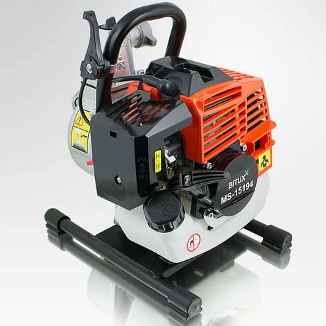 BITUXX Benzin Wasserpumpe 32ccm Motorpumpe Benzinwasserpumpe Gartenpumpe Garten Bis 6000 Liter/h 1,0 Zoll Förderlänge 30m 1,23 PS – Bild 2