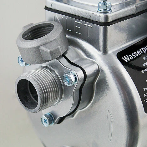 BITUXX Benzin Wasserpumpe 32ccm Motorpumpe Benzinwasserpumpe Gartenpumpe Garten Bis 6000 Liter/h 1,0 Zoll Förderlänge 30m 1,23 PS – Bild 5