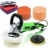 BITUXX Auto Poliermaschine 1500W Lack Autopolierer Poliergerät Autopflege Polierset 9 - Poliermaschine Mit 1500W & Umfangreichen Polierzubehör
