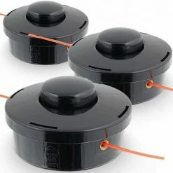 3x Doppelfadenkopf M10 Für Bituxx Benzin Freischneider Rasentrimmer Motorsense