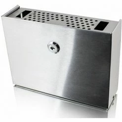 BITUXX Wandaschenbecher Edelstahl Wandascher Aschenbecher Aussen Verschließbar