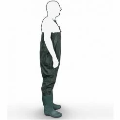 BITUXX Wathose - Gr. 42 Fladen Anglerhose Angelhose Watstiefel Anglerstiefel PVC Nylon Gummihose -BITUXX Geschäft 12013573 3