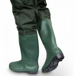 BITUXX Wathose - Gr. 42 Fladen Anglerhose Angelhose Watstiefel Anglerstiefel PVC Nylon Gummihose -BITUXX Geschäft 12013573 4