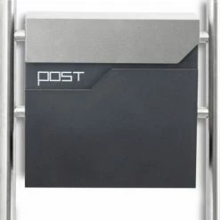 BITUXX Freistehender Design Doppel Standbriefkasten 16783 Briefkastenanlage Graphit Mit Edelstahl Ständern 2 BITUXX Freistehender Design Doppel Standbriefkasten 16783 Briefkastenanlage Graphit Mit Edelstahl Ständern -BITUXX Geschäft 12132040 3