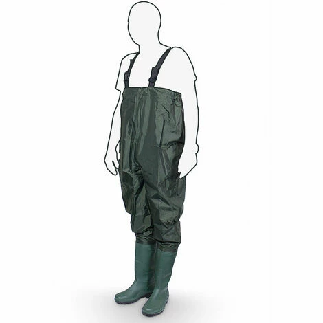 BITUXX Wathose - Gr. 41 Fladen Anglerhose Angelhose Watstiefel Anglerstiefel PVC Nylon Gummihose 2 BITUXX Wathose - Gr. 41 Fladen Anglerhose Angelhose Watstiefel Anglerstiefel PVC Nylon Gummihose – Bild 2