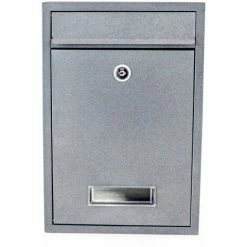 BITUXX Mini Briefkasten Wandbriefkasten Erweiterbar Briefkastenanlage Anthrazit -BITUXX Geschäft 13236778 3