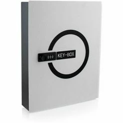 BITUXX Design Safe Tresor Schlüsselsafe Schlüsselkasten Schlüsseltresor Schlüsselsafe Schlüsselschrank Mit 24 Schlüsselhaken Und Zahlenschloss Weiß