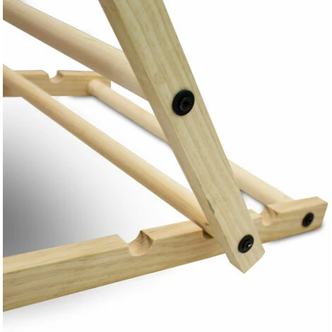 BITUXX Liegestuhl Sonnenliege Gartenliege Holzliege Strandliegestuhl Campingstuhl Holz Klappbar (Anthrazit) BITUXX Liegestuhl Sonnenliege Gartenliege Holzliege Strandliegestuhl Campingstuhl Holz Klappbar (Anthrazit) -BITUXX Geschäft 14082215 2