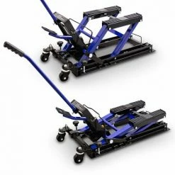 BITUXX Motorrad Heber Montageständer Hebebühne Montageheber Motorradhebebühne Hydraulisch Lifter Bock ATV Quad Bis 680Kg