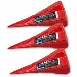 BITUXX 3x Spaltkeil Spaltgranate Holzspalter Spalter Spaltwerkzeug Keil Spaltkreuz 1800gr