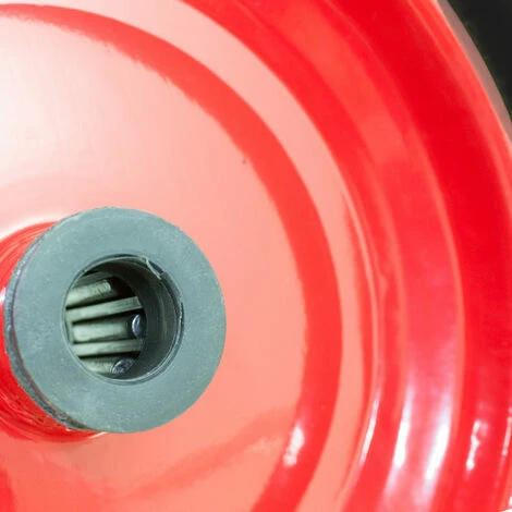 BITUXX Ersatzrad Schubkarre 400x90 Schubkarrenrad 40cm PU Schubkarrenreifen 4.80/4.00-8 Mit Nadelgelagerter Achse (Schwarz) – Bild 5