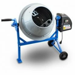 BITUXX Elektrischer Betonmischer Betonmischmaschine Mörtelmischer Zementmischer 65L