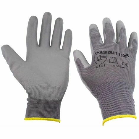 BITUXX 40 Paar L (9) Arbeitshandschuhe Montagehanschuhe Handschuhe Schutzhandschuhe mit PU Beschichtung BITUXX 40 Paar L (9) Arbeitshandschuhe Montagehanschuhe Handschuhe Schutzhandschuhe Mit PU Beschichtung -BITUXX Geschäft 20470353 1