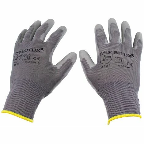 BITUXX 80 Paar XL (10) Arbeitshandschuhe Montagehanschuhe Handschuhe Schutzhandschuhe mit PU Beschichtung BITUXX 80 Paar XL (10) Arbeitshandschuhe Montagehanschuhe Handschuhe Schutzhandschuhe Mit PU Beschichtung -BITUXX Geschäft 20470370 2