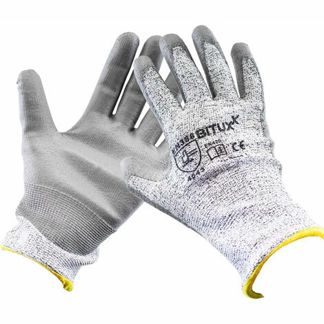BITUXX 40 Paar L (9) Schnittschutzhandschuhe Arbeitshandschuhe Handschuh Schnittfest mit PU Beschichtung BITUXX 40 Paar L (9) Schnittschutzhandschuhe Arbeitshandschuhe Handschuh Schnittfest Mit PU Beschichtung -BITUXX Geschäft 20470424 2