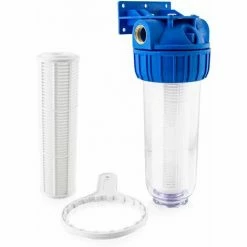 BITUXX Wasserfilter Vorfilter Schmutzfilter Pumpen Hauswasserwerke 4000L/h (Vorfilter 3/4" + Nylon Filter)
