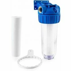 BITUXX Wasserfilter Vorfilter Schmutzfilter Pumpen Hauswasserwerke 4000L/h (Vorfilter 1" + Cotton Filter)