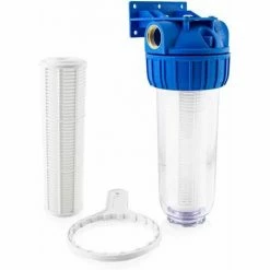 BITUXX Wasserfilter Vorfilter Schmutzfilter Pumpen Hauswasserwerke 4000L/h (Vorfilter 1" + Nylon Filter)