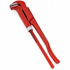 BITUXX 1 Zoll Eckrohrzange Rohrzange Wasserpumpenzange Zange Abgewinkelt 90° (1 ")