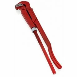 BITUXX 1,5 Zoll Eckrohrzange Rohrzange Wasserpumpenzange Zange Abgewinkelt 90° (1,5 ")