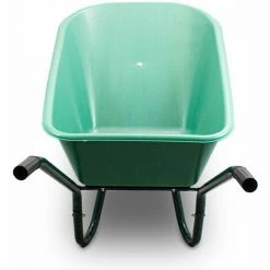 BITUXX Schubkarre 100L Schubkarren Schiebkarre Bauschubkarre Mit PVC Wanne Und PU RAD Bis 250kg (Schubkarre Mit PVC Mulde Und PU Rad Schwarz) -BITUXX Geschäft 23451891 3