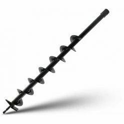 BITUXX 100mm Bohrer - Ersatzbohrer Für Erdbohrer Pfahlbohrer Erdlochbohrer Erdbohrgerät