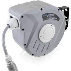 BITUXX 10m Wand Schlauchtrommel Schlauchaufroller Wasserschlauchaufroller Schlauchbox Automatik (10 M + Multi Schlauchpistole) -BITUXX Geschäft 25474388 3