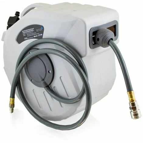 BITUXX 15m Druckluft Schlauchtrommel automatik Druckluft Schlauchaufroller 1/4" Zoll Anschluss Automatik Schlauchaufroller für Wandmontage (15m / 15 Meter) BITUXX 15m Druckluft Schlauchtrommel Automatik Druckluft Schlauchaufroller 1/4" Zoll Anschluss Automatik Schlauchaufroller Für Wandmontage (15m / 15 Meter) -BITUXX Geschäft 25542404 1