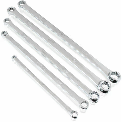 BITUXX 5 tlg Doppel Ringschlüssel Schraubenschlüssel Aussen Torx Gerade Extra Lang Set 8-19 mm Länge: 233-410 mm BITUXX 5 Tlg Doppel Ringschlüssel Schraubenschlüssel Aussen Torx Gerade Extra Lang Set 8-19 Mm Länge: 233-410 Mm -BITUXX Geschäft 26554675 2